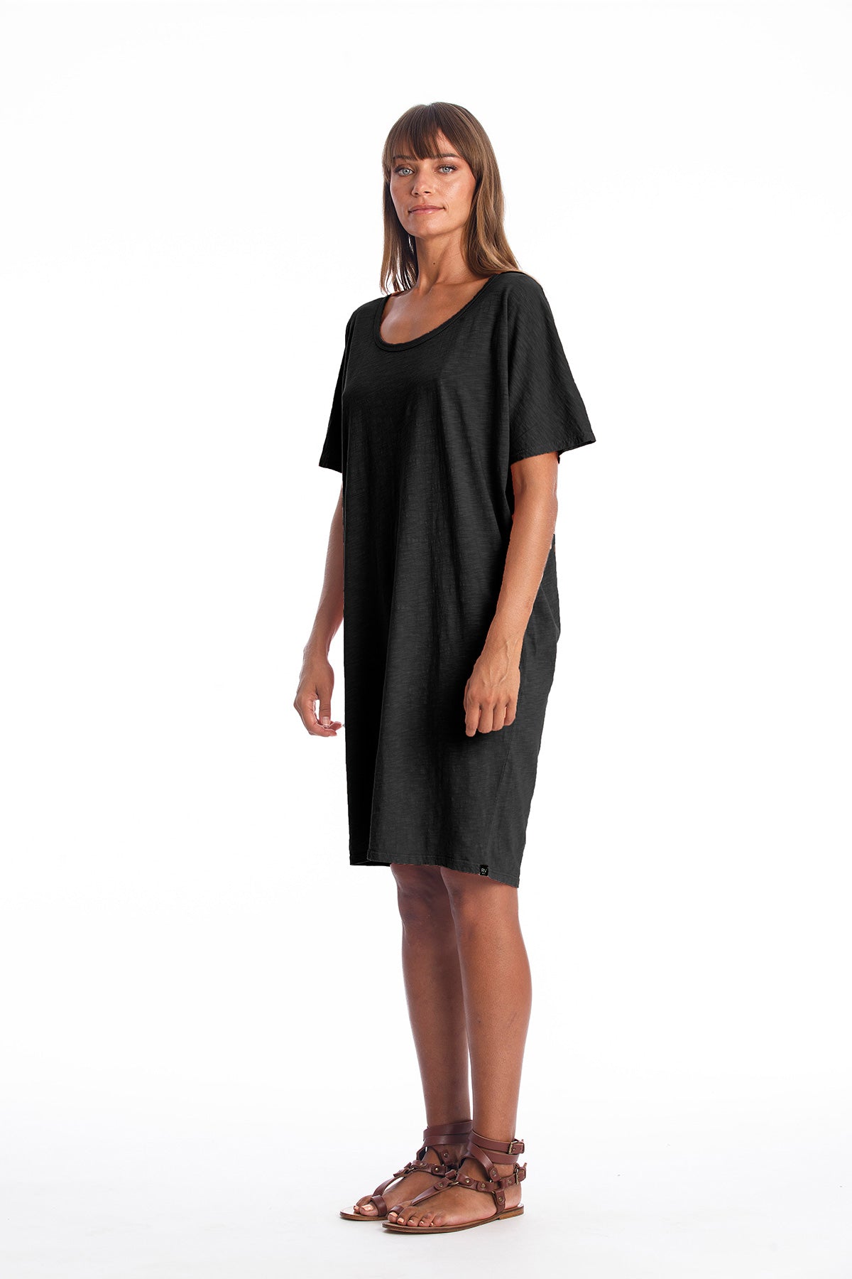 RAVENS VIEW IBIZA Damen vegan Kleid Jane Schwarz
