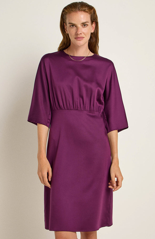 LANIUS Damen vegan Kleid Blackberry Puple