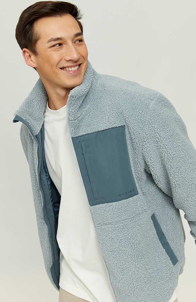 Mazine Herren vegan Jacke Veganes Fleece