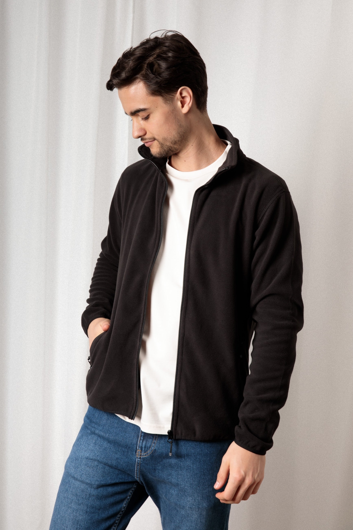 TORLAND Herren vegan Jacke Zedan Schwarz