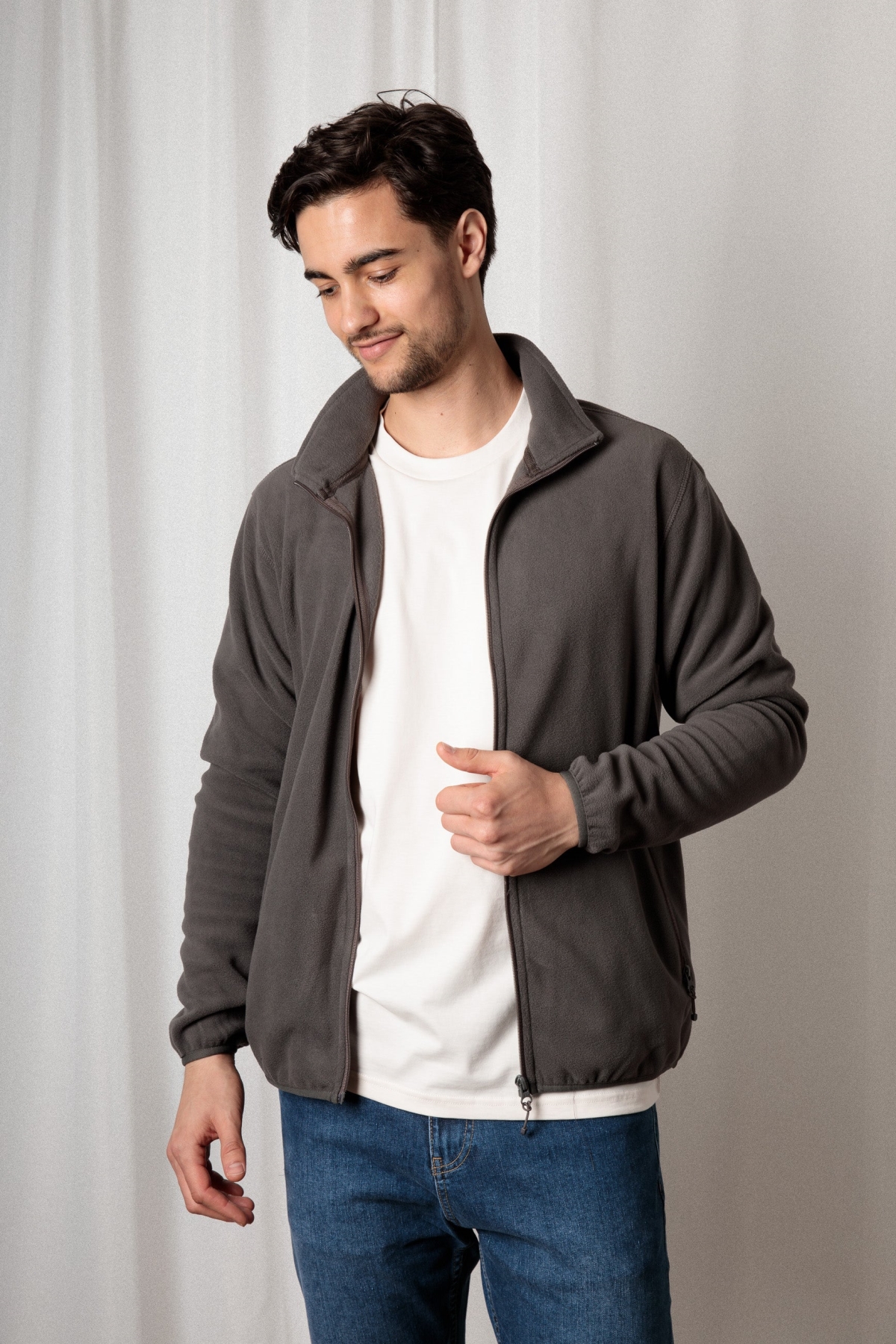 TORLAND Herren vegan Jacke Zedan Anthrazit Grau