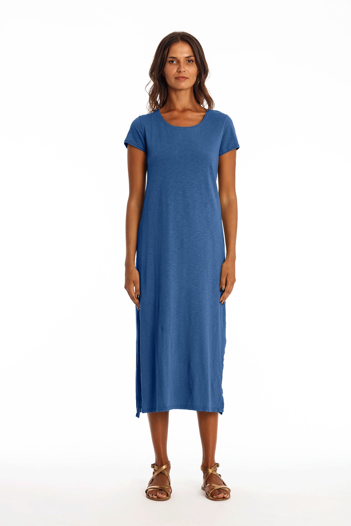 RAVENS VIEW IBIZA Damen vegan Kleid Lara Indigoblau