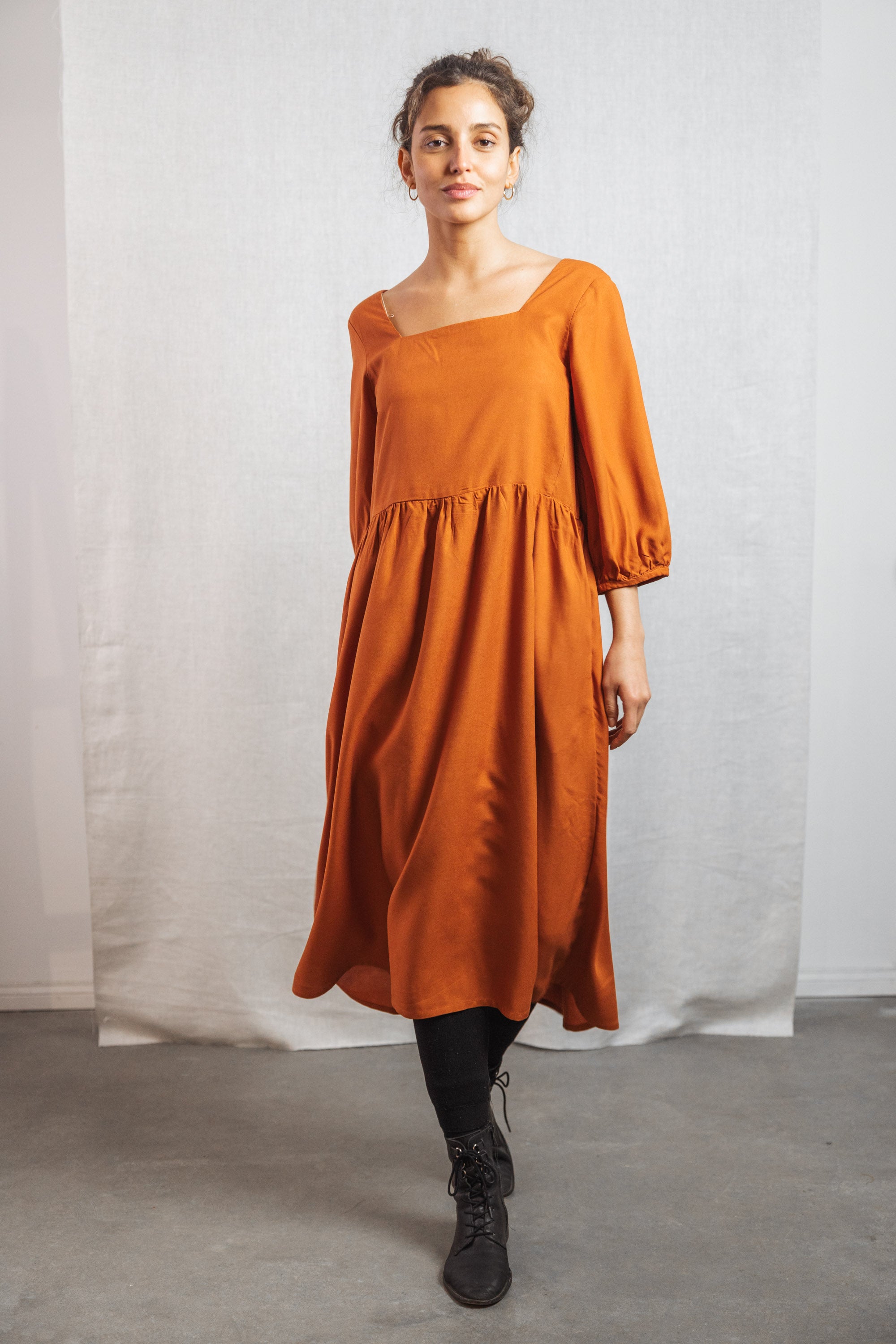 Jyoti Fair Works Damen vegan Kleid Rachana Rost
