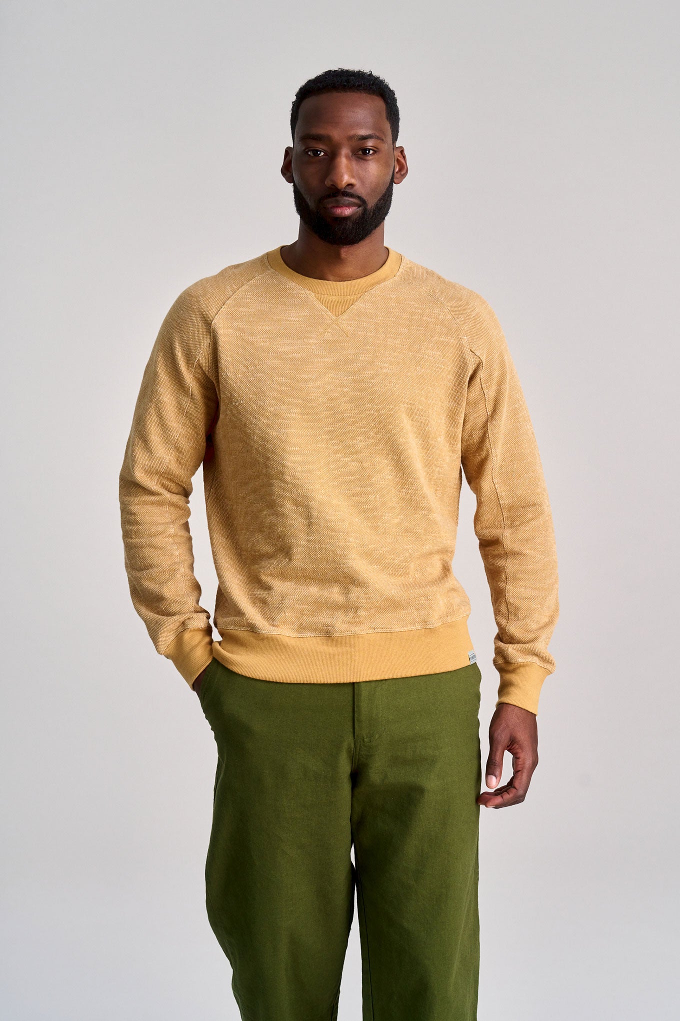 KOMODO Herren vegan Sweatshirt Anton Sand