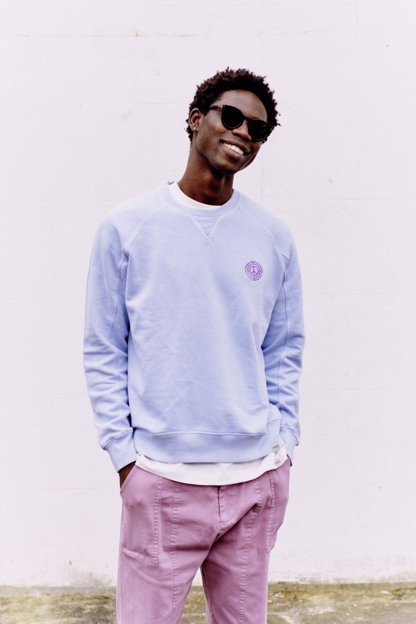 KOMODO Herren vegan Pullover Anton Lavendel Lila