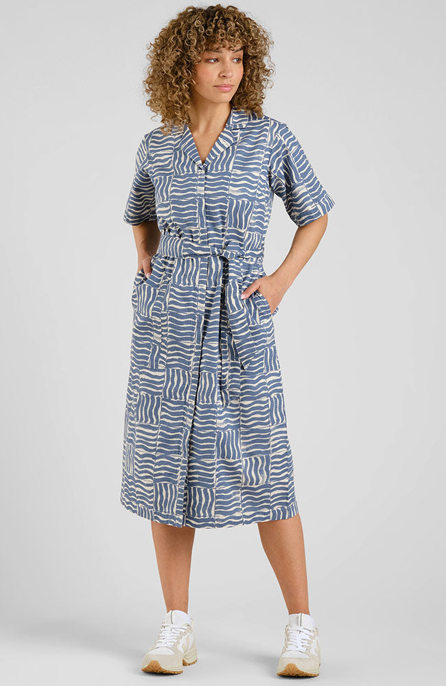 Dedicated Damen vegan Kleid Orrefors Waves