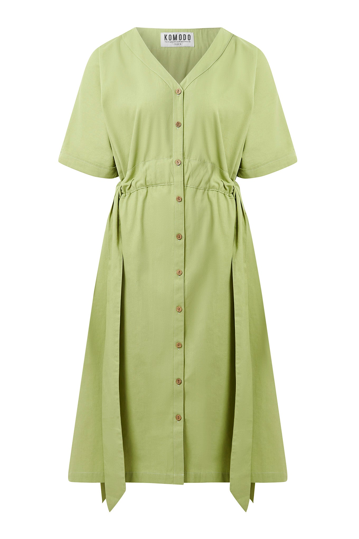 KOMODO Damen vegan Kleid Dusk Sage
