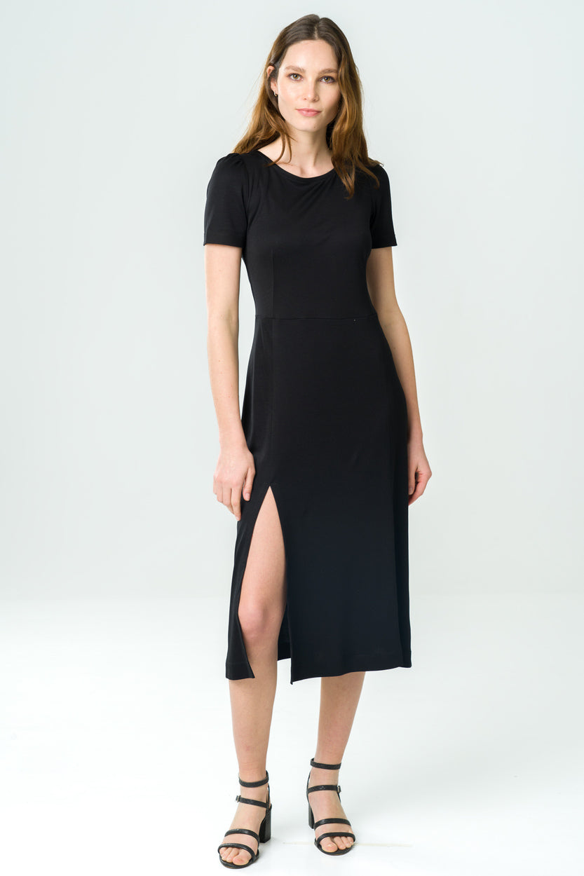 Avani Damen vegan Kleid Victoria Schwarz