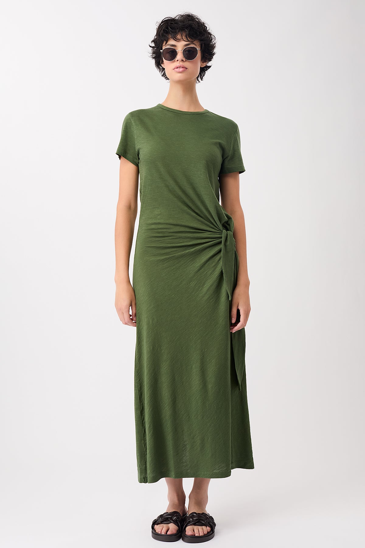 Mandala Damen vegan Kleid Jupiter Roots GrÃ¼n