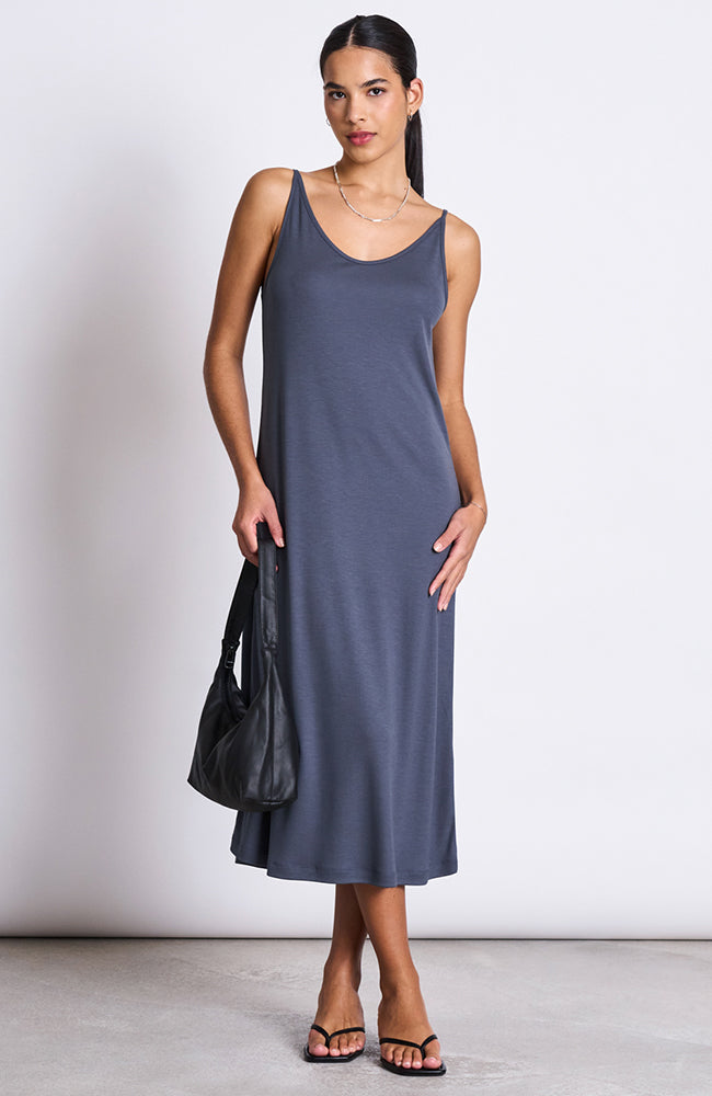 JAN N JUNE JAN 'N JUNE Damen vegan Kleid Midi Triangle Turbulence