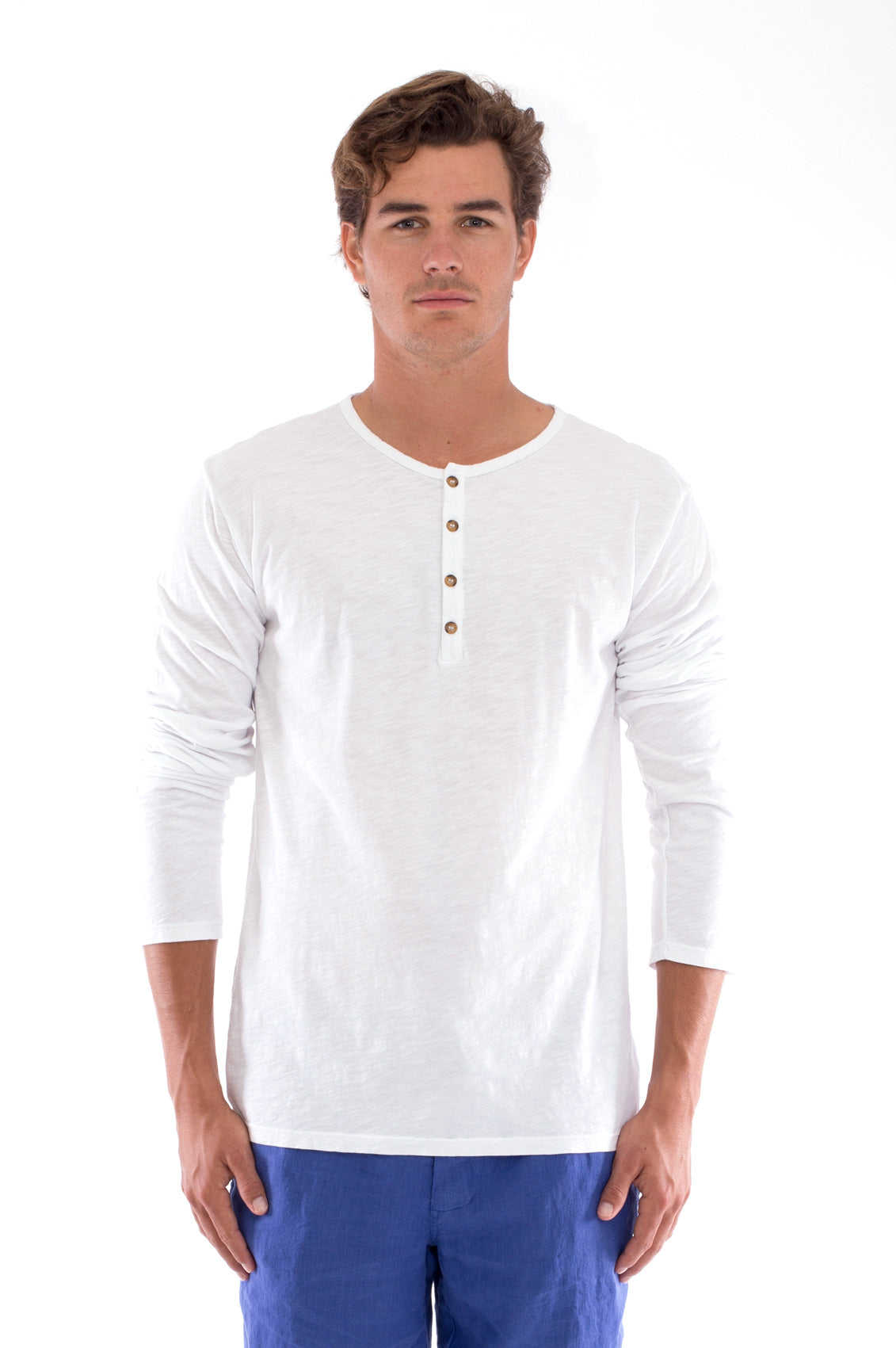 RAVENS VIEW IBIZA Herren vegan Tee Dylan WeiÃŸ
