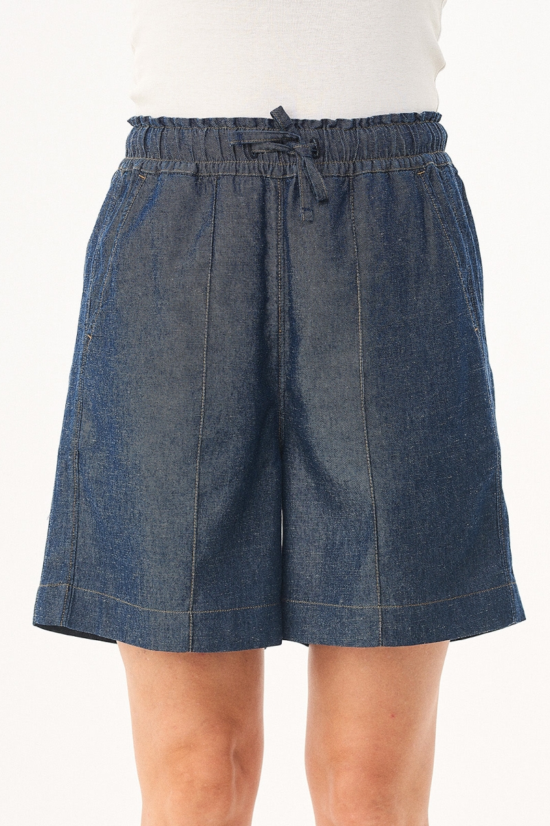 ORGANICATION Damen vegan Jeansshorts Bio-Baumwolle Tencel Hanf