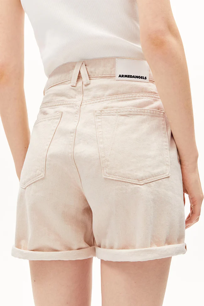 ARMEDANGELS Damen vegan Shorts Sheaari UngefÃ¤rbt Beige