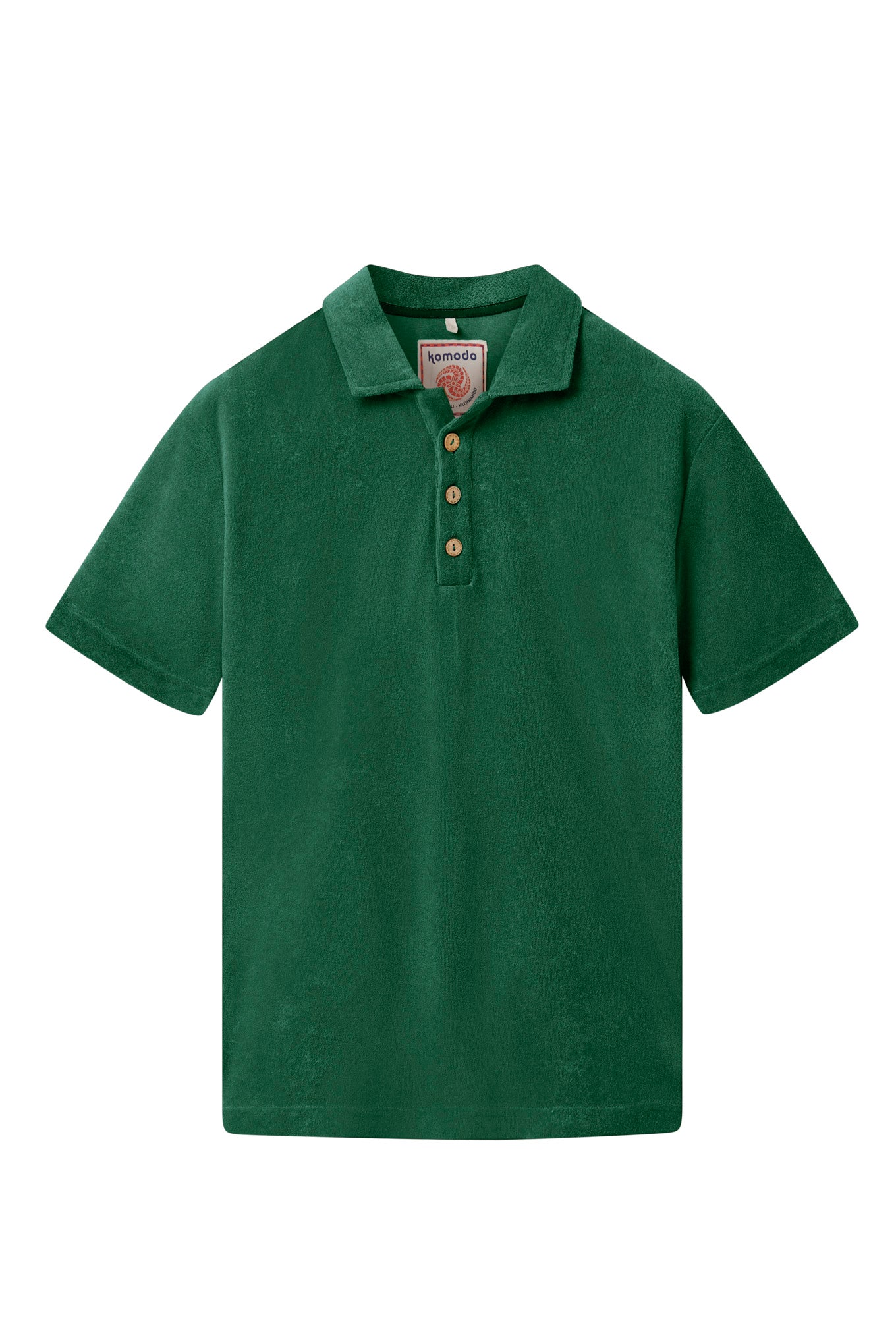 KOMODO Herren vegan Poloshirt Ollie Dschungel GrÃ¼n