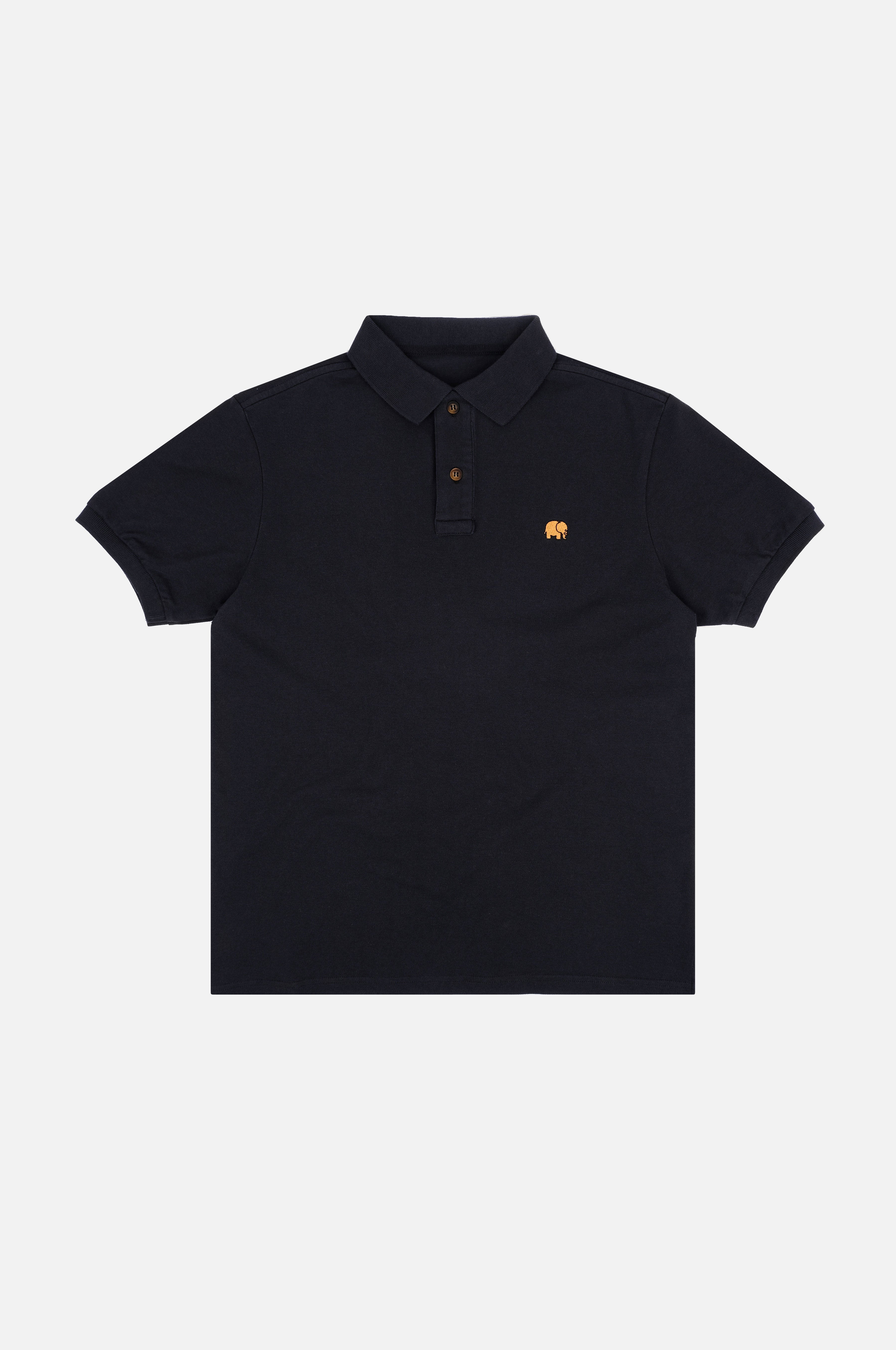 Trendsplant Herren vegan Polohemd Essential Blau