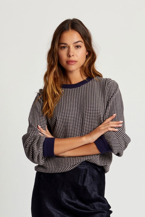 KOMODO Damen vegan Pullover Bio-Baumwolle Hope Navy