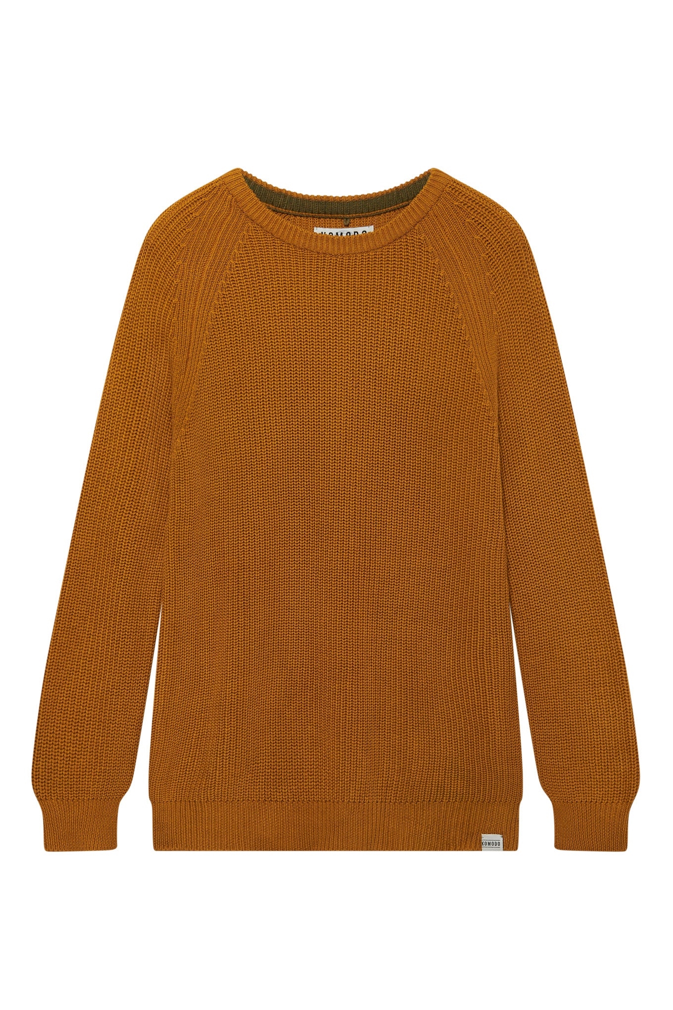 KOMODO Damen vegan Pullover Sergio Mustard