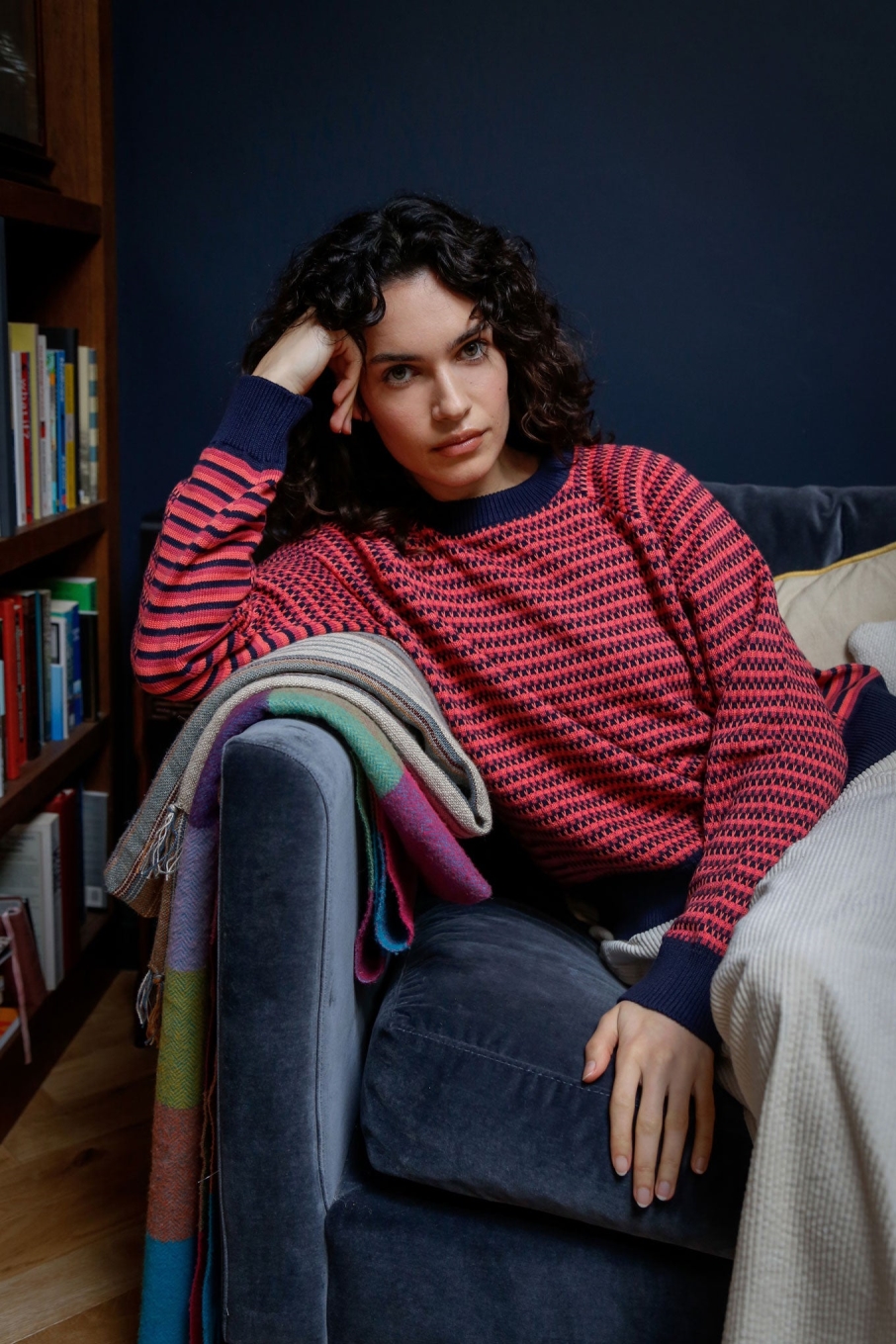 KOMODO Damen vegan Jumper Feuerrot