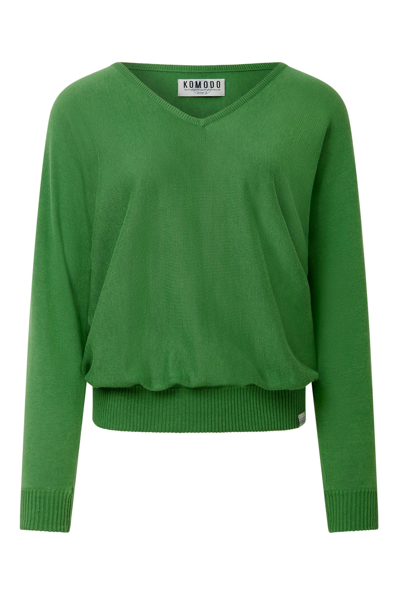 KOMODO Damen vegan Pullover Clover Dschungel GrÃ¼n