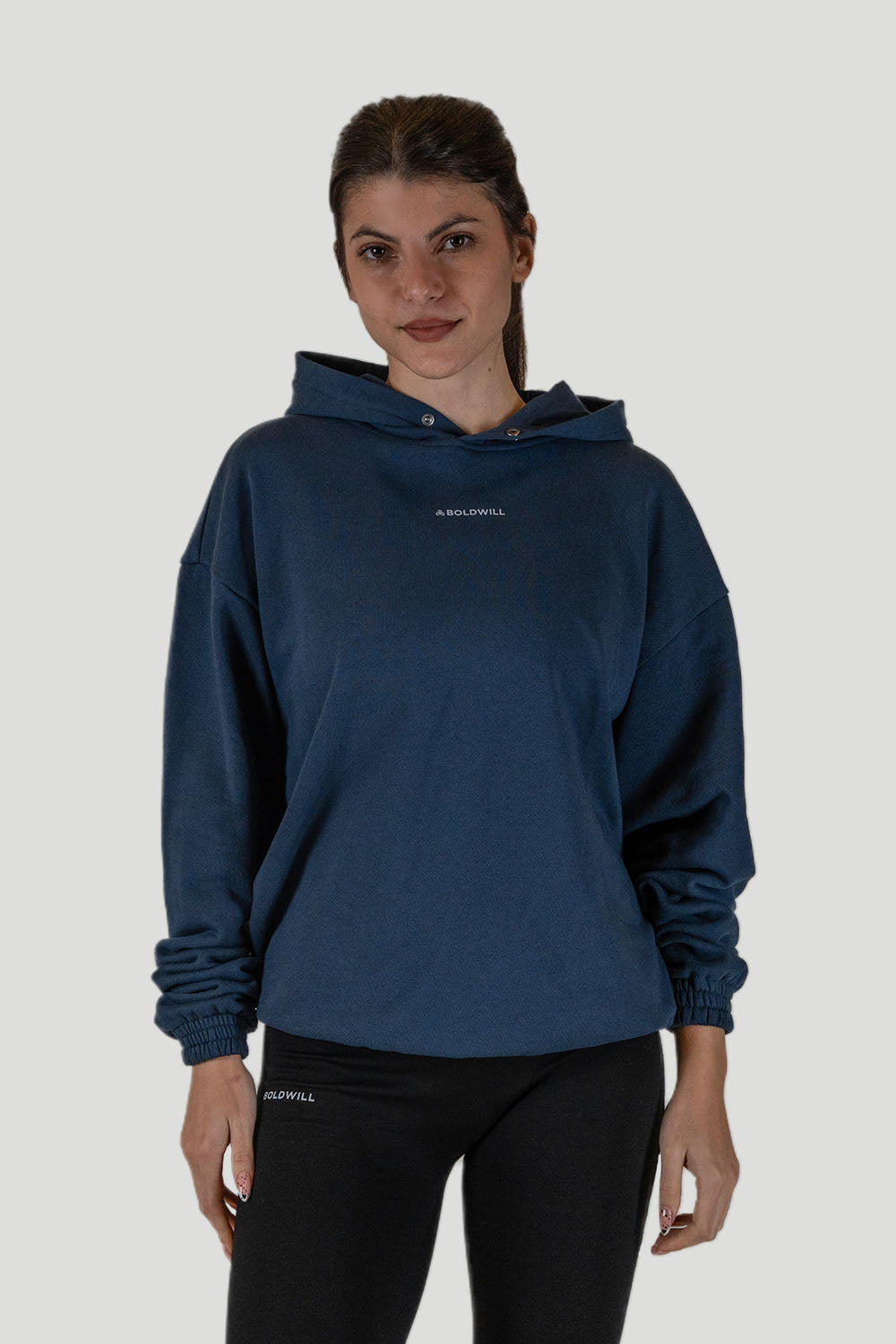 Boldwill Damen vegan Hoodie Blau