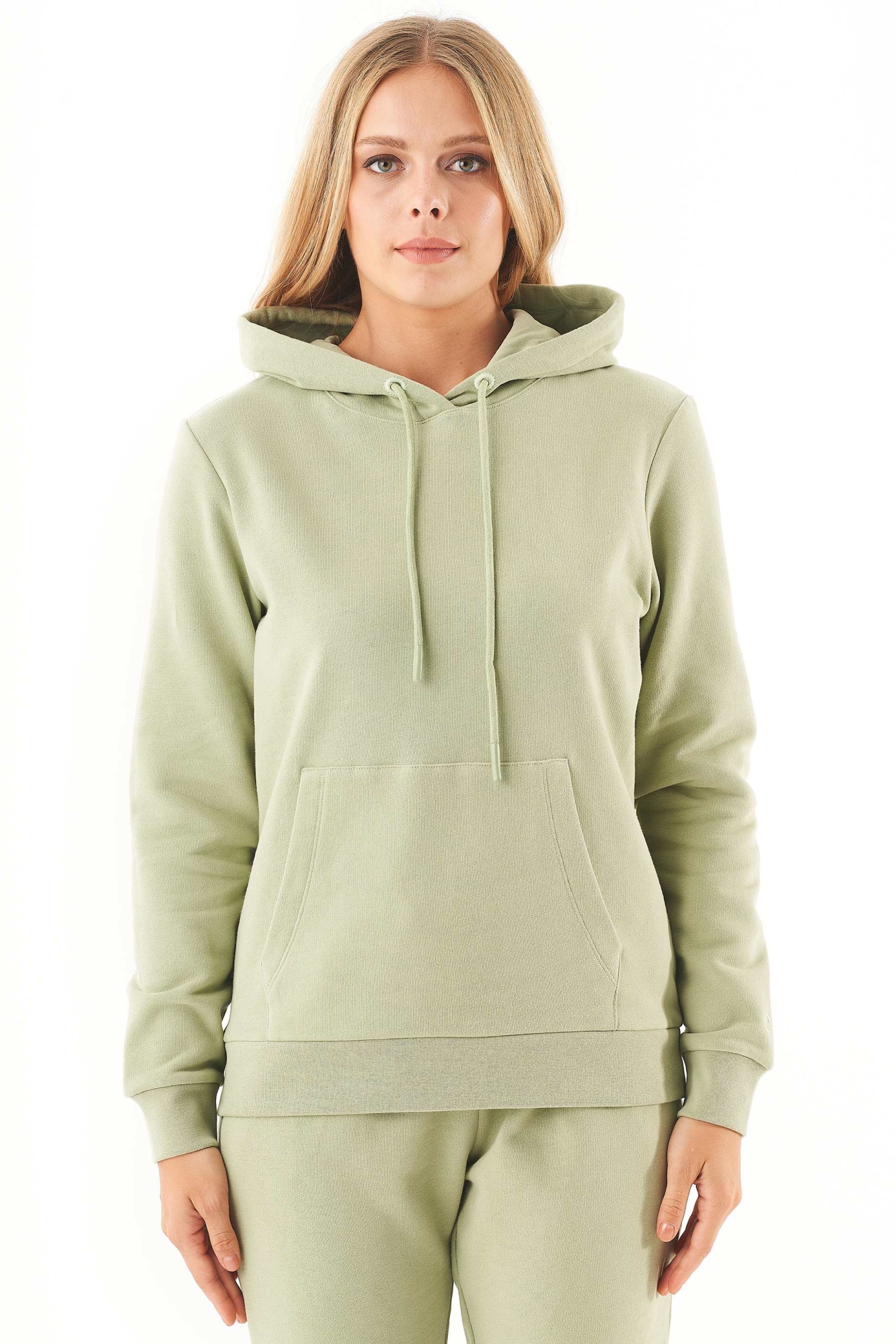 ORGANICATION Damen vegan Hoodie Haree Salbei