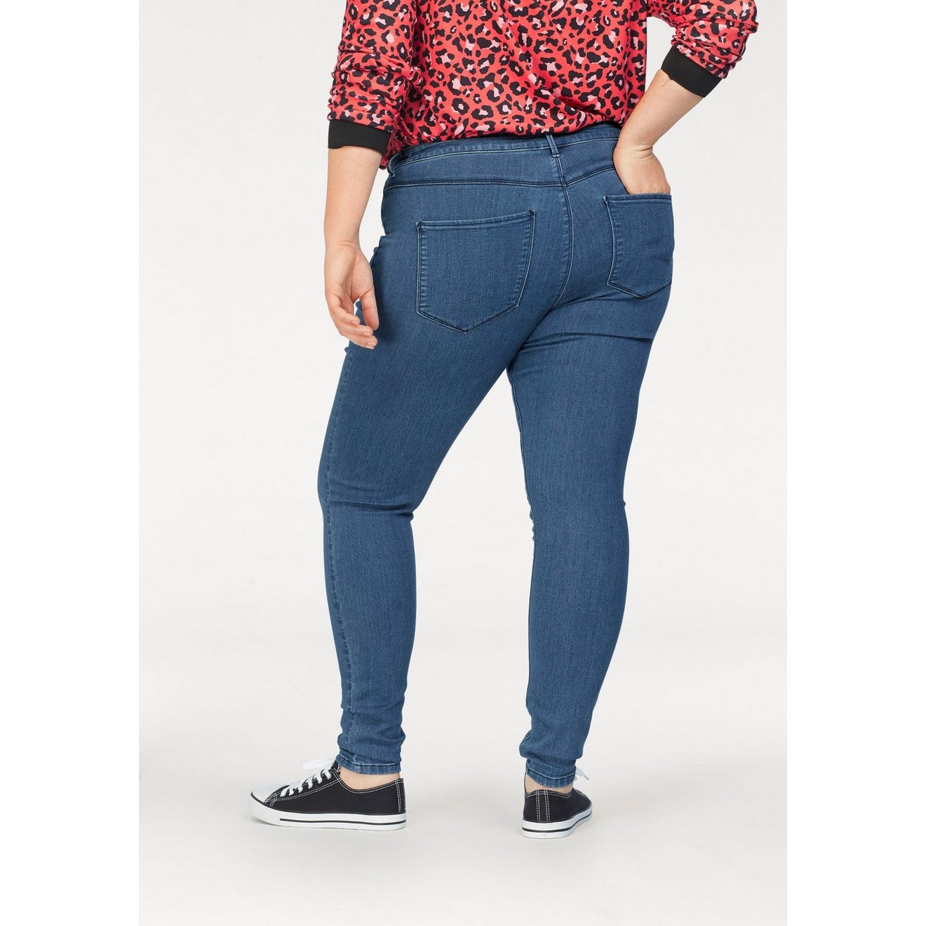 ONLY CARMAKOMA Skinny fit jeans CARTHUNDER REG PUSH UP SK DNM