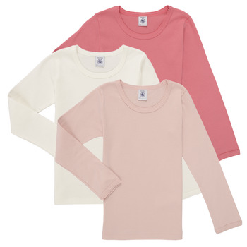 Petit Bateau T-Shirt Lange Mouw  TSML X3