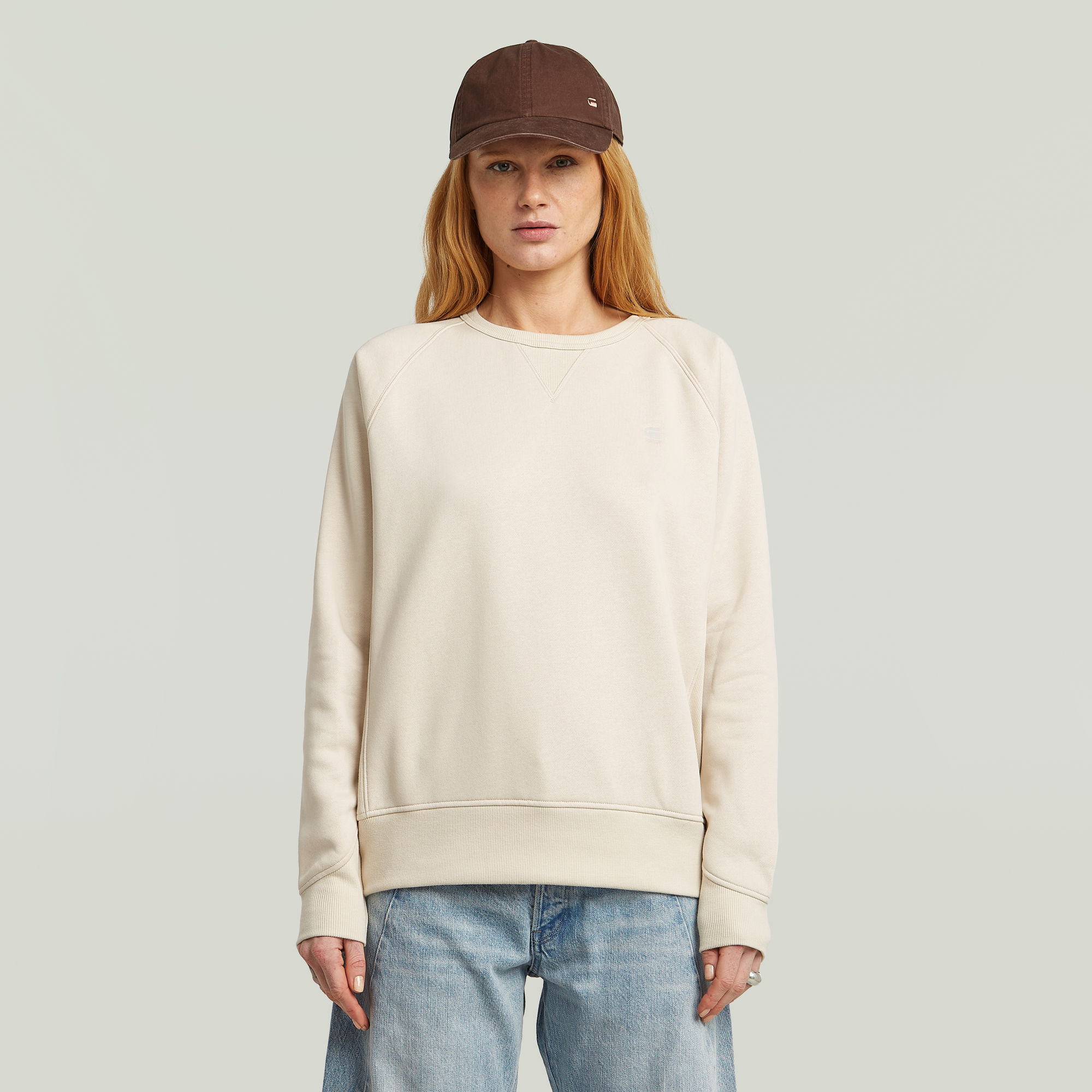 G-Star RAW Premium Core 2.0 Sweater - Wit - Dames