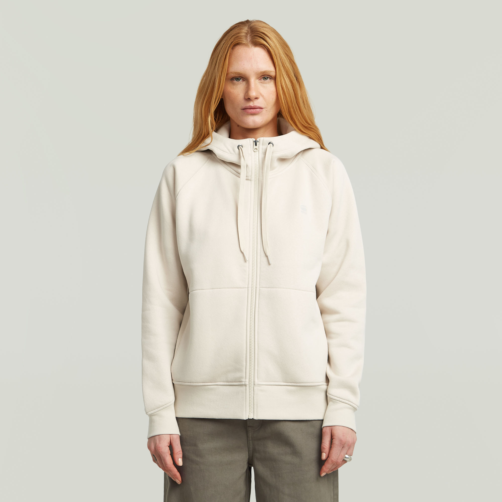 G-Star RAW Premium Core 2.1 Zip Through Sweater - Wit - Dames