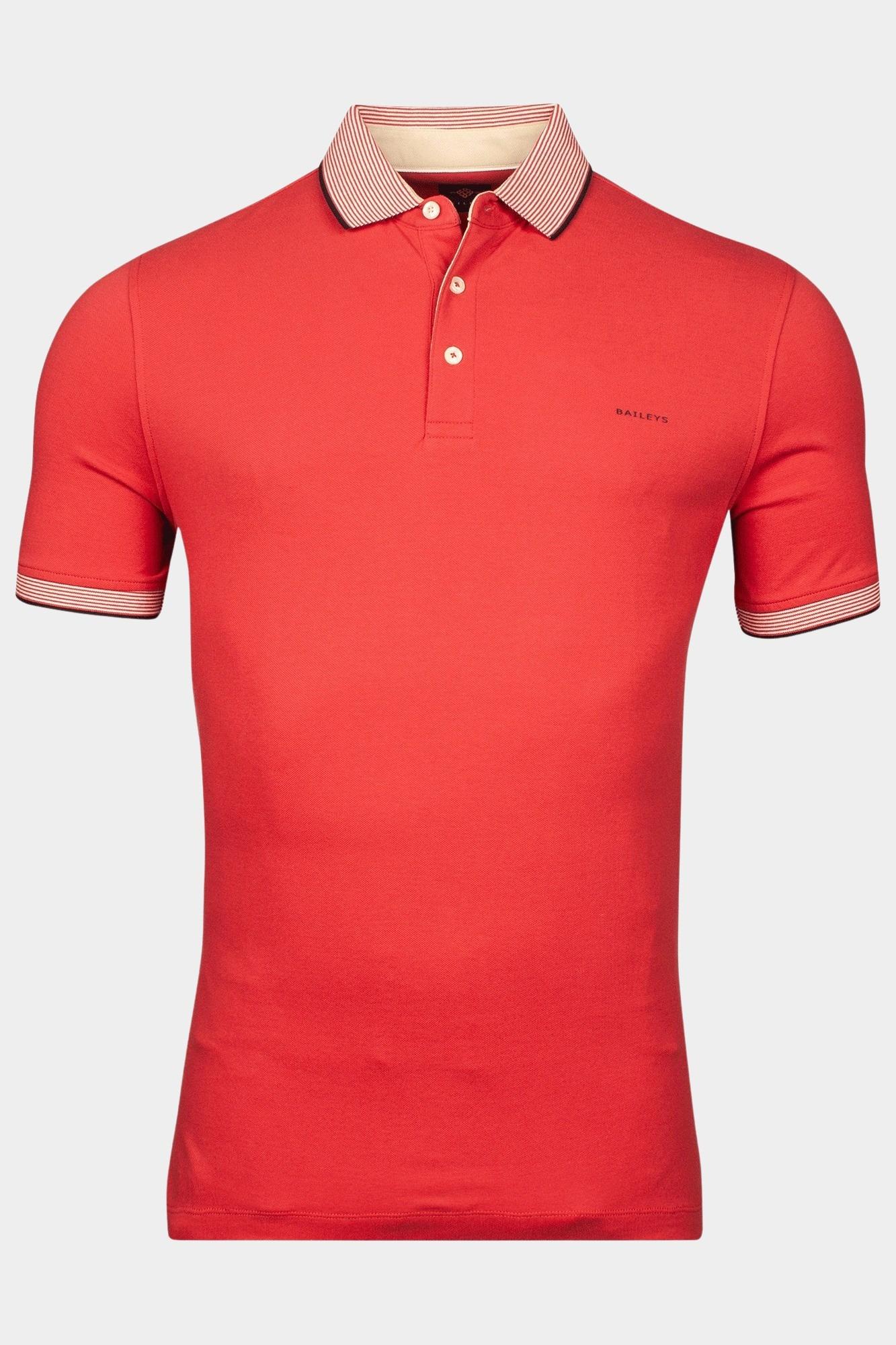 Baileys Polo korte mouw poloshirt solid pique 515236/33