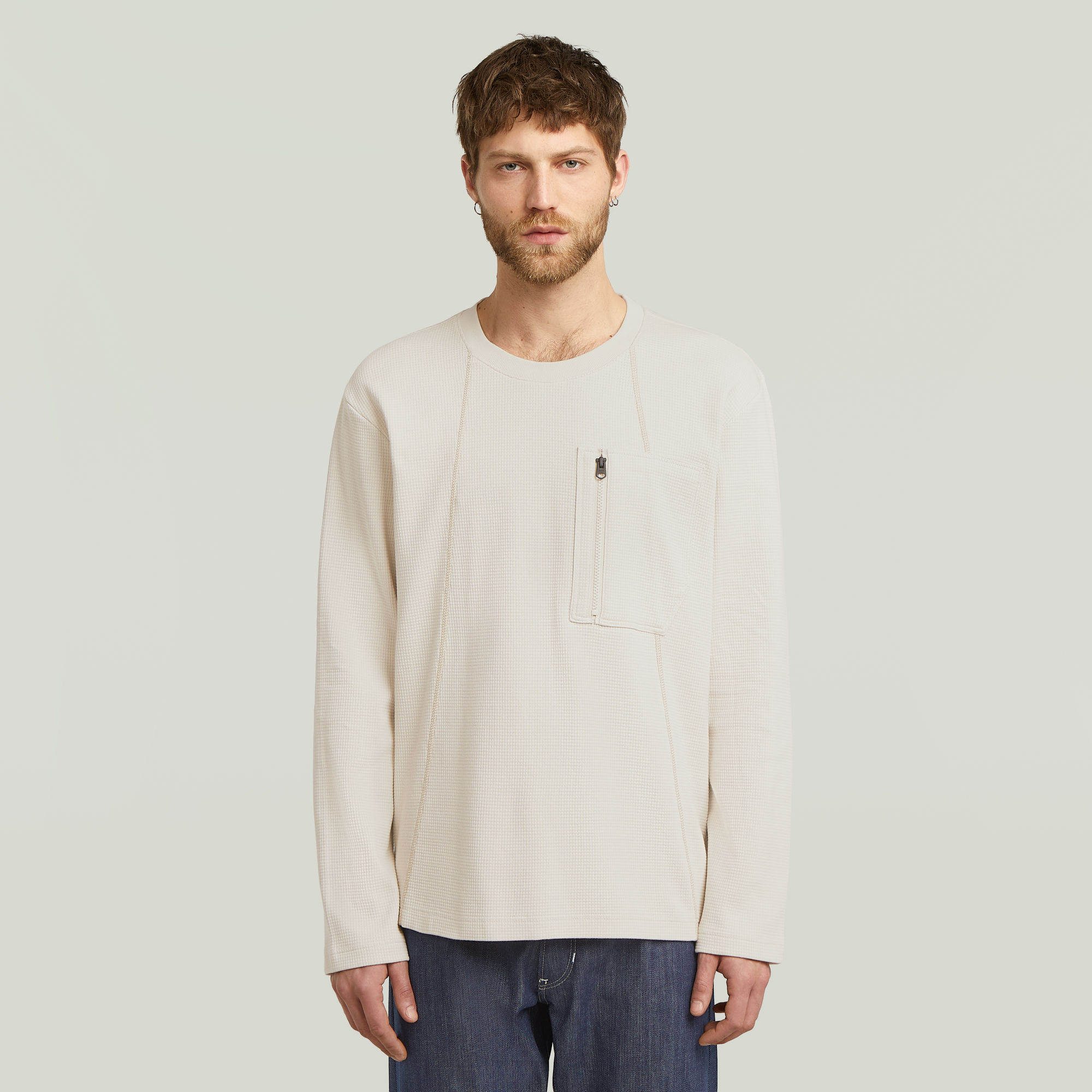 G-Star RAW Tweeter A-Line Pocket T-shirt - Wit - Heren