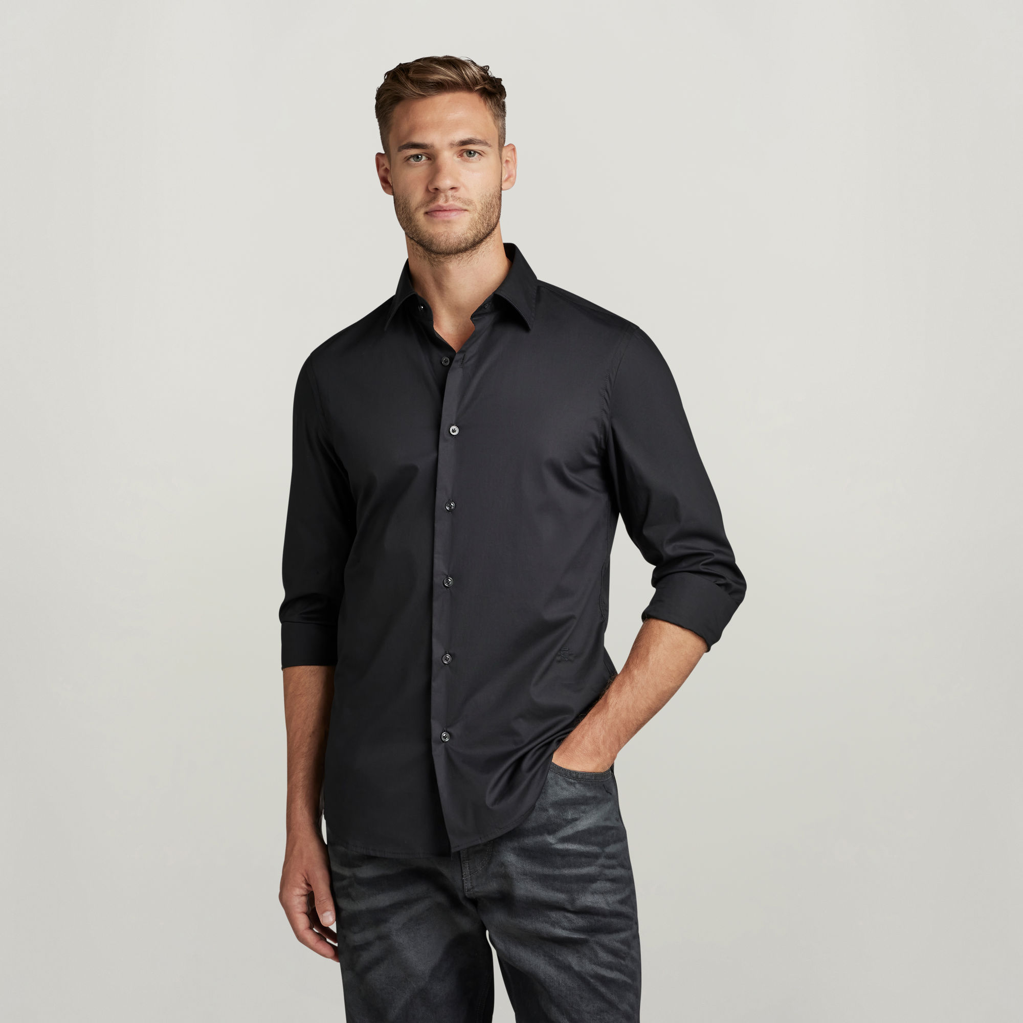 G-Star RAW Slim Shirt - Zwart - Heren