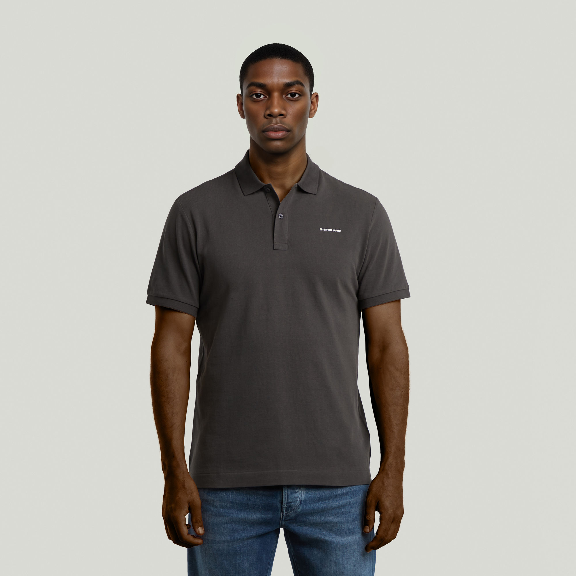 G-Star RAW Oluv Slim Polo - Grijs - Heren