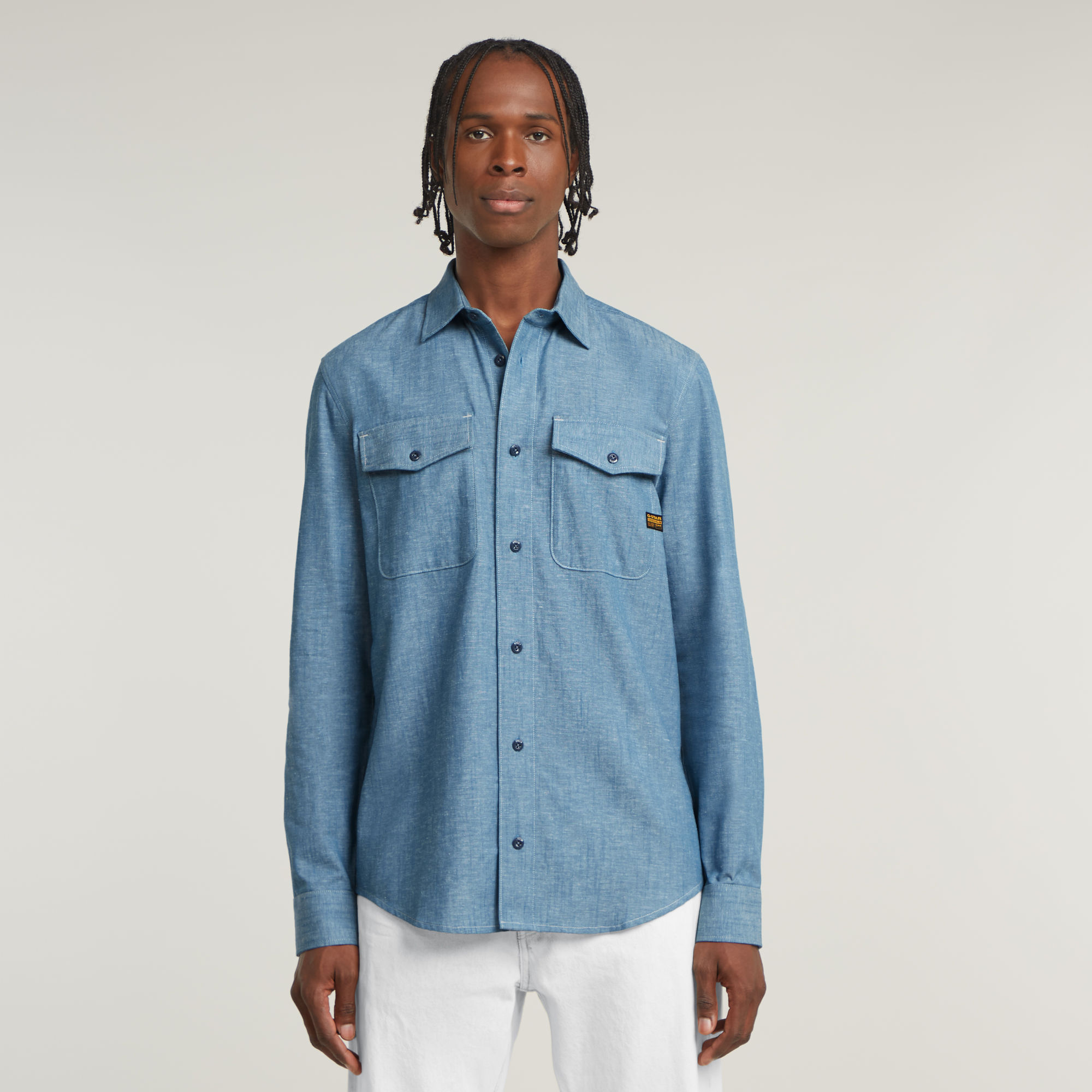 G-Star RAW Marine Slim Overhemd - Meerkleurig - Heren