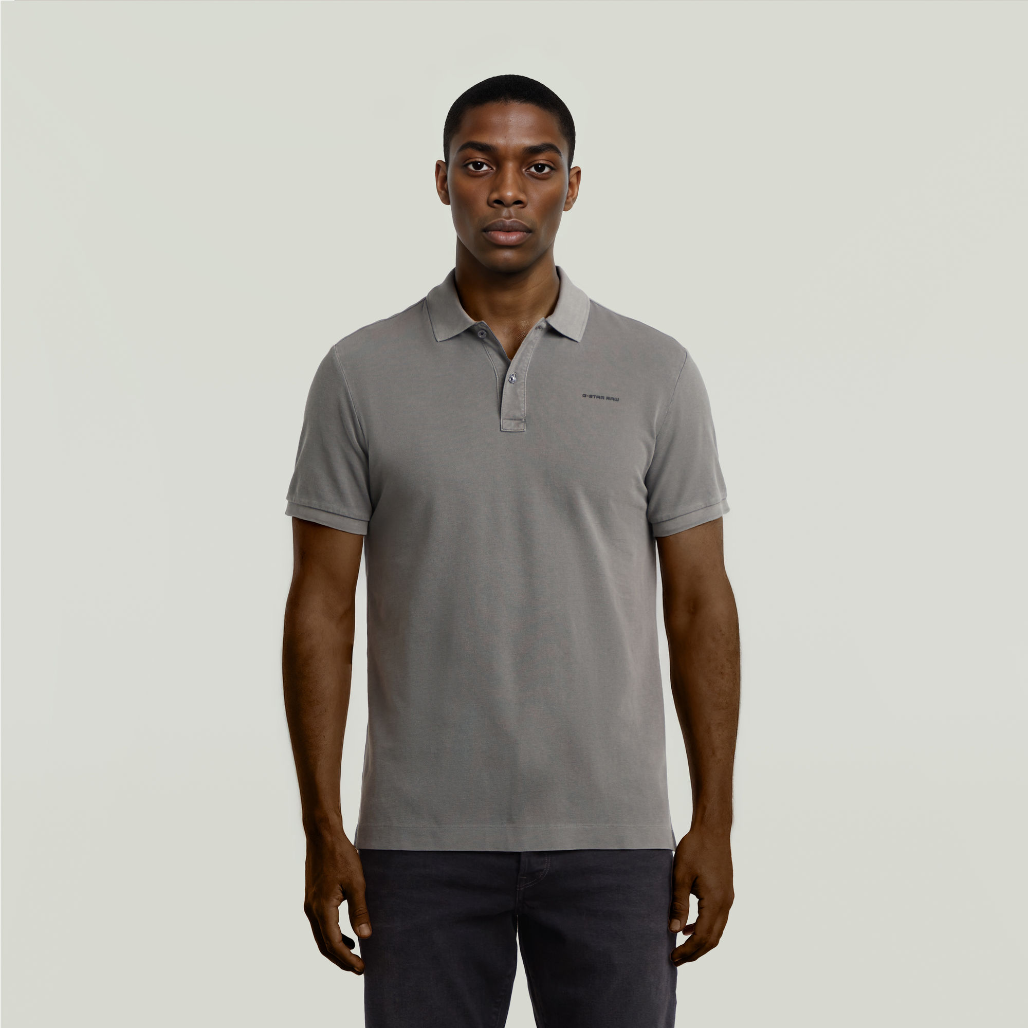 G-Star RAW Oluv Slim Polo - Grijs - Heren