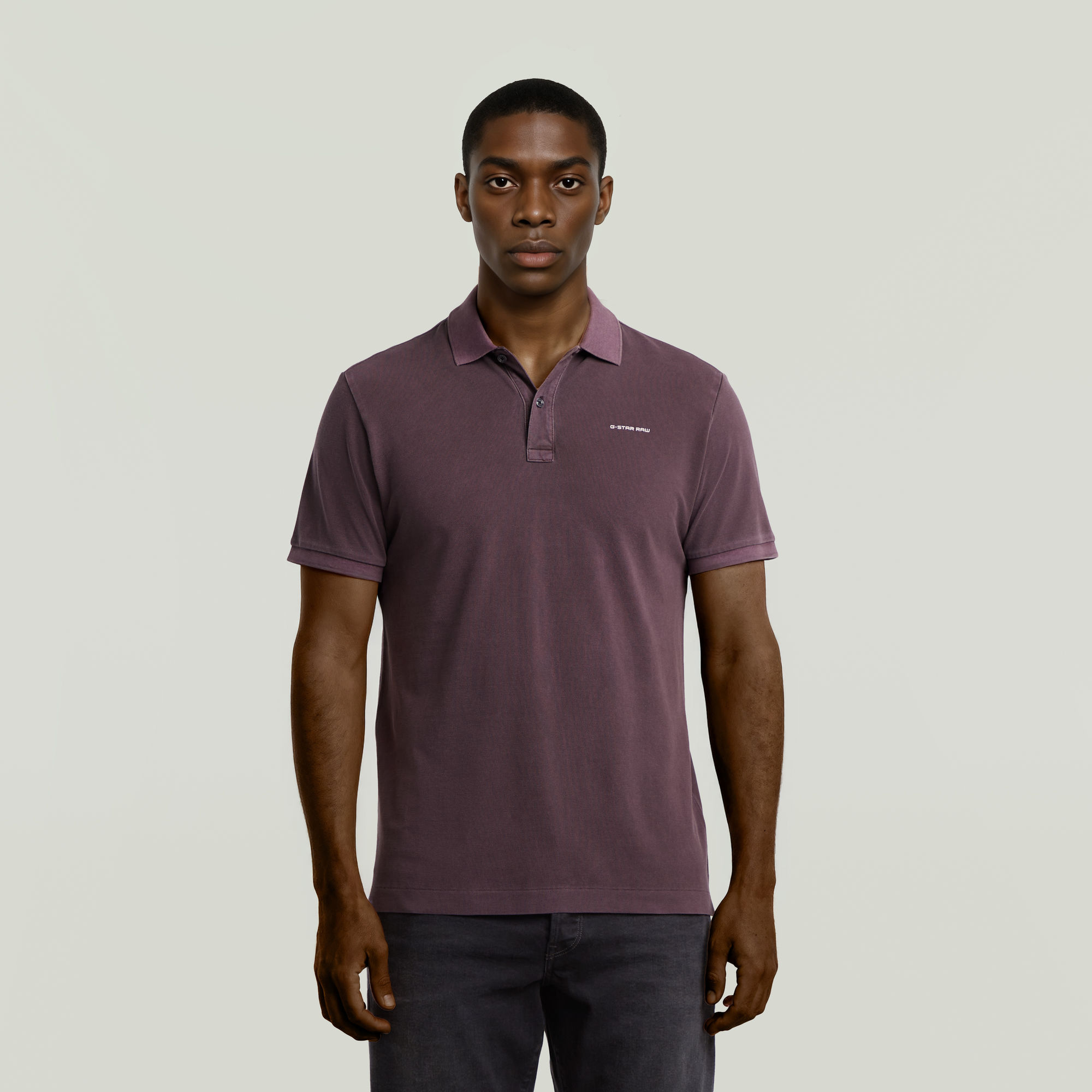 G-Star RAW Oluv Slim Polo - Paars - Heren