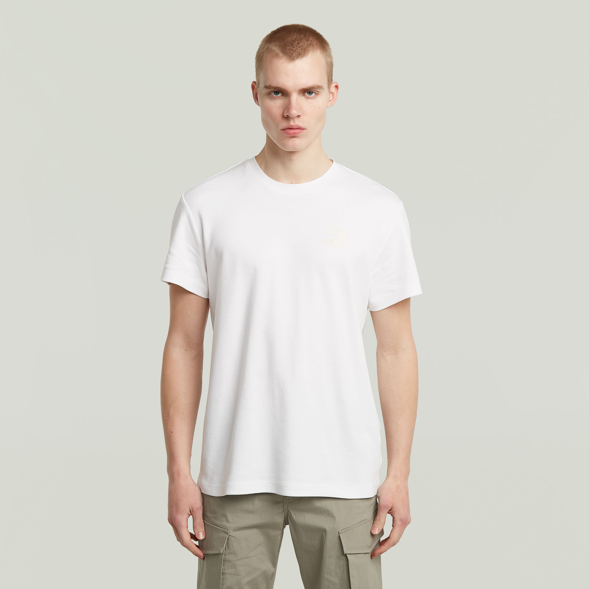 G-Star RAW Chest Logo T-shirt - Wit - Heren