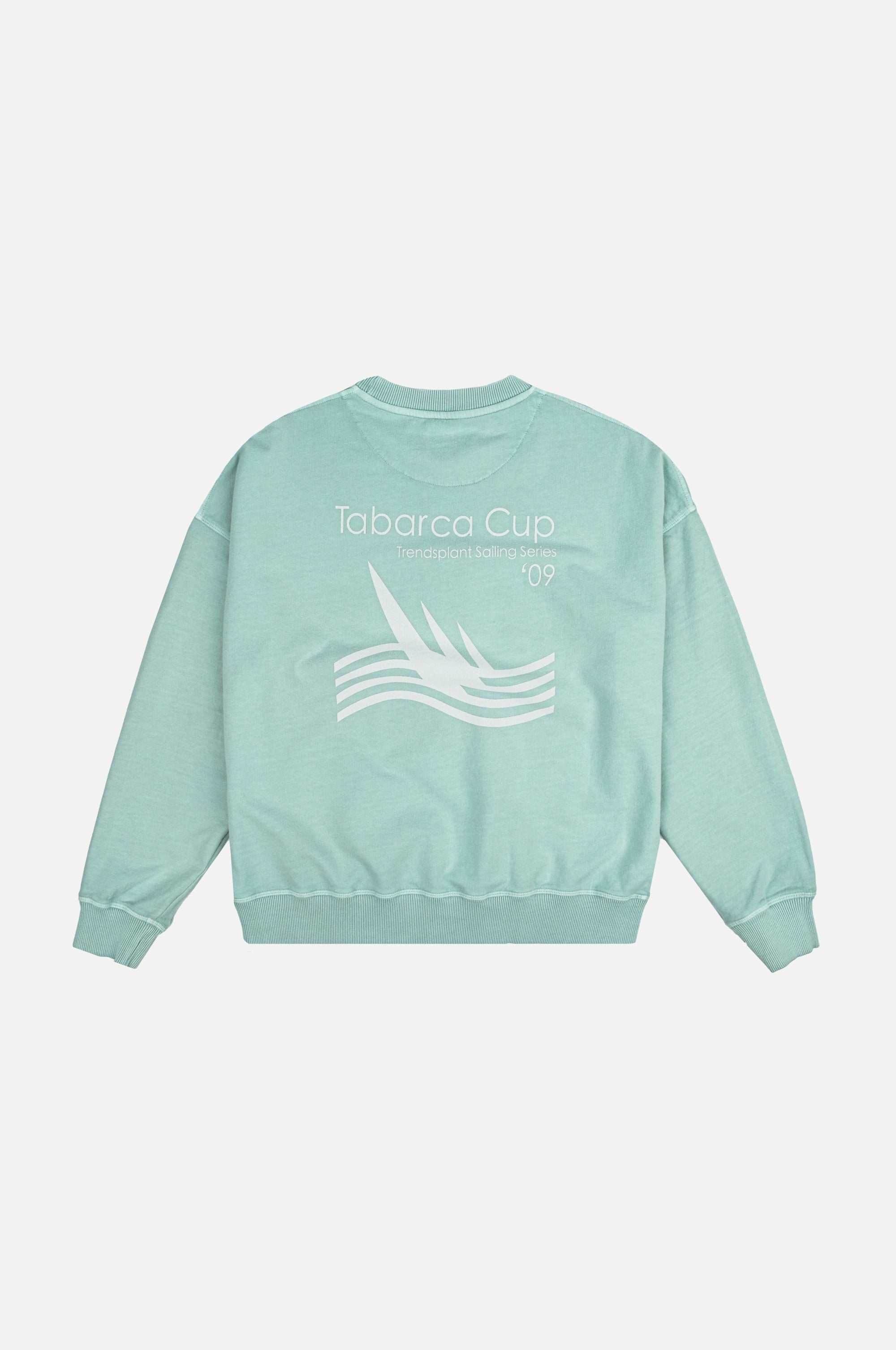 Trendsplant Damen vegan Pullover Oversized Pigment Shore GrÃ¼n