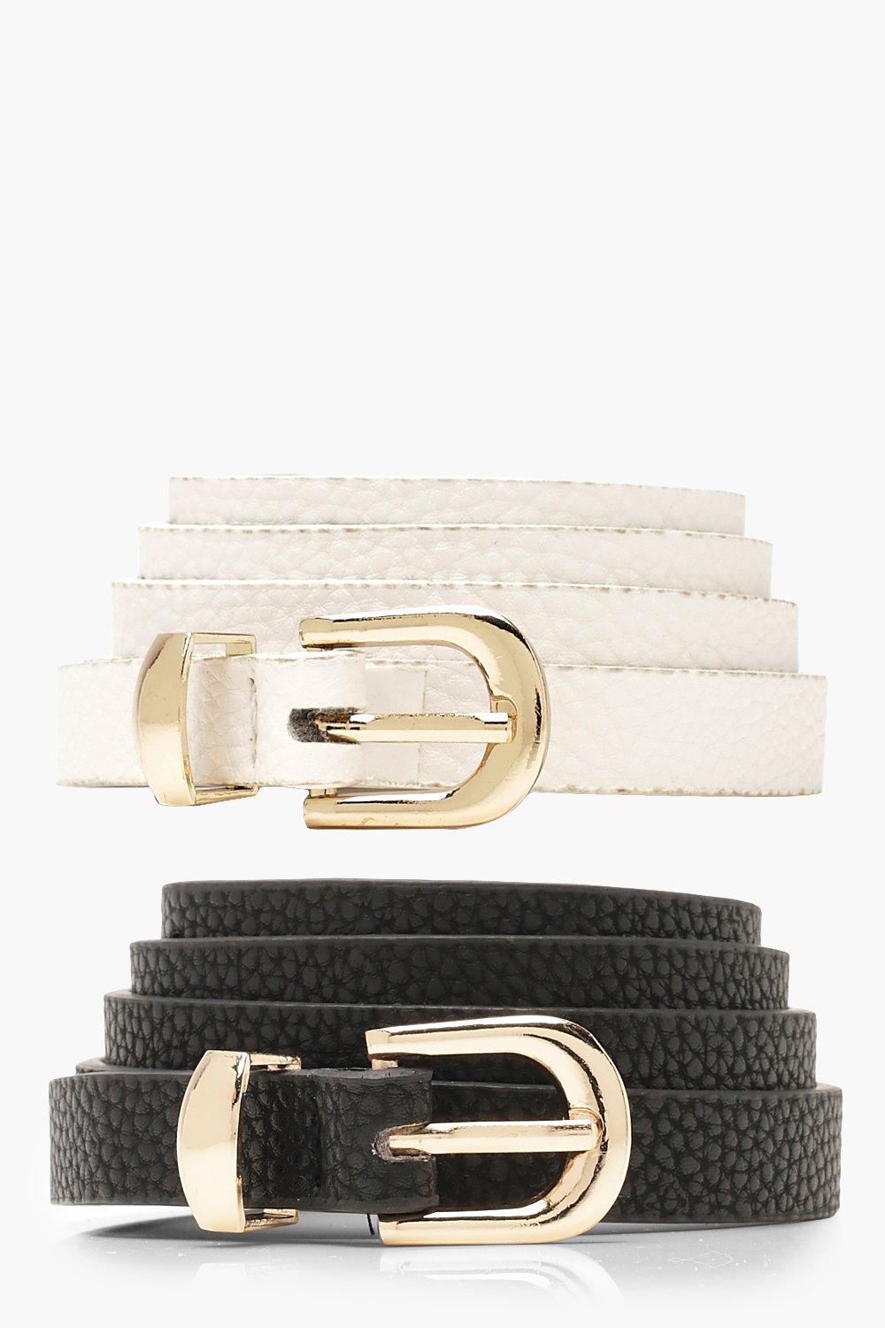 Boohoo Set Van 2 Skinny Riem, Meerdere