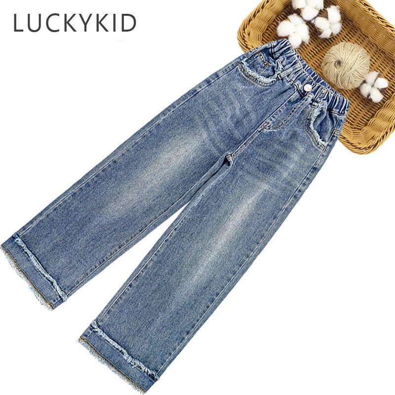 G.DUCK KIDS Jeans Meisje Effen Kleur Meisje Jeans Kinderen Lente Herfst Kind Jeans Casual Stijl Meisjeskleding 6 8 10 12 14 170