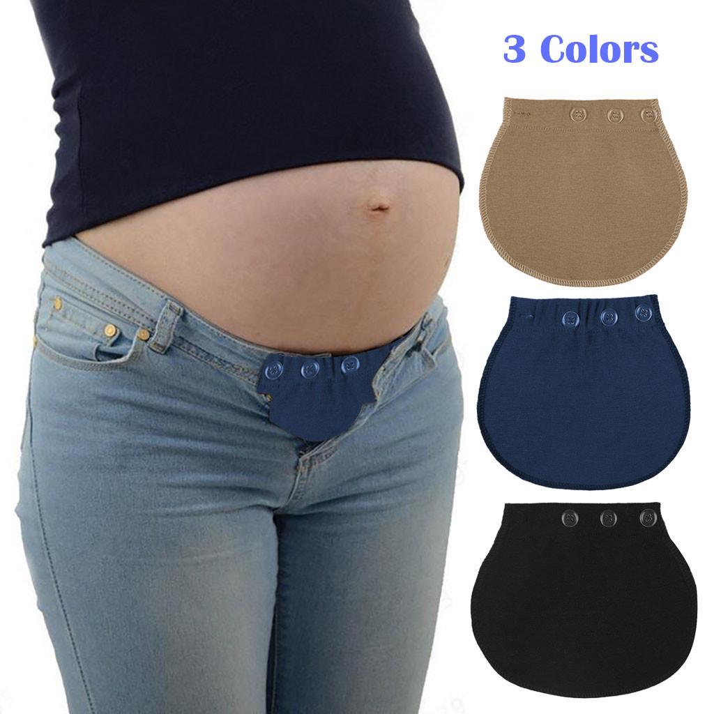 Swimwear Zwangerschapsband Zwangerschapsband Riem Verlenger Elastische Broek Taille kaki