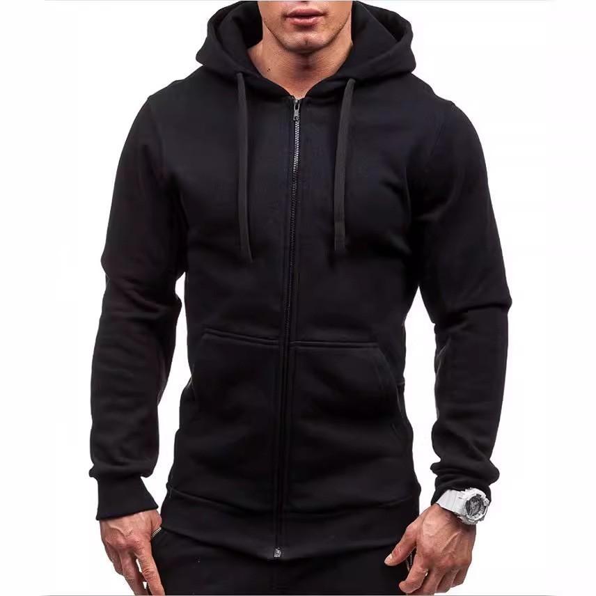 ForYourBeauty Fleece Hoodie Mode Sportkleding Heren Capuchon Lange Mouw Herfst Winter Truien Kleding Heren Gezichtsmasker Hoodies XXXL wijnrode kleur