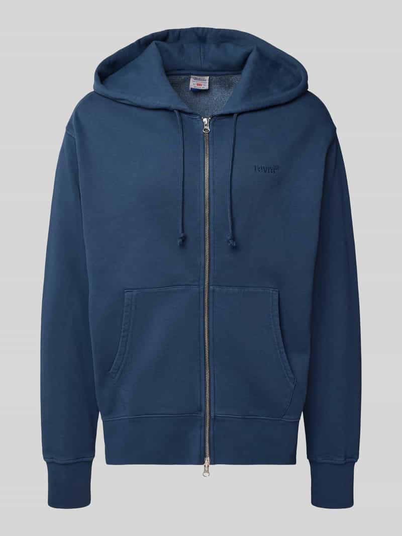 Levi's Capuchonsweatvest met logoborduursel