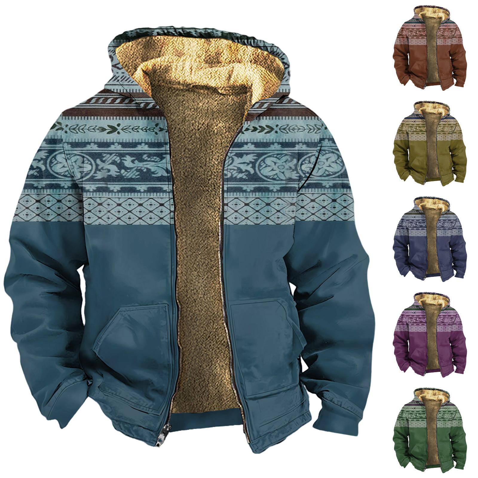 Ren Bag Heren Winter Rits Capuchon Fleece Sweatshirt Met Opgestikte Zak Casual Jack XL