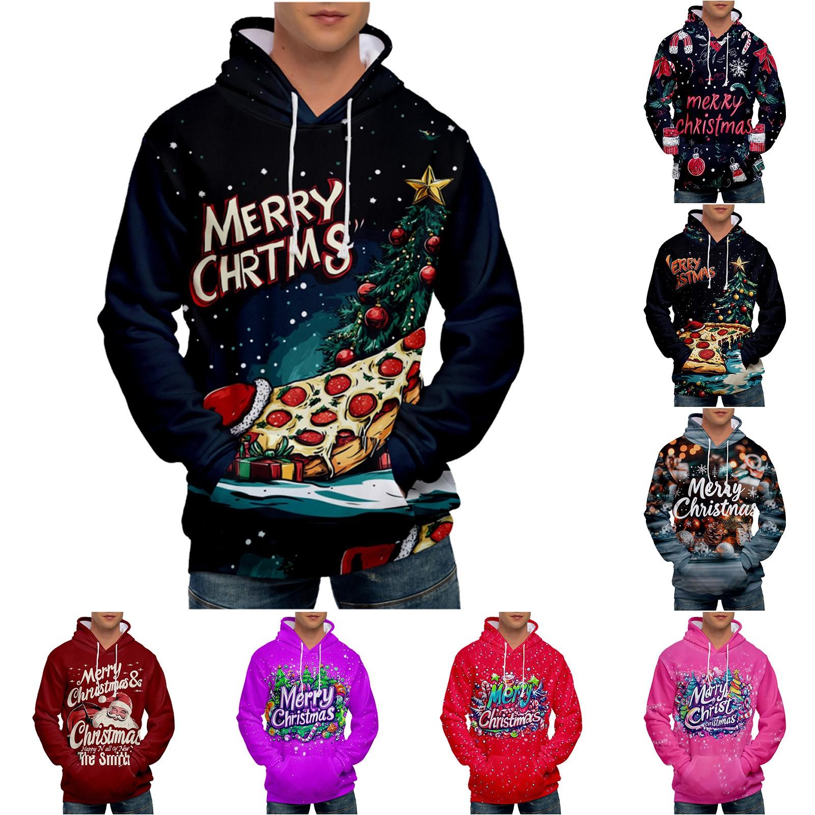 Ren Bag Los bedrukt sweatshirt met capuchon voor heren Casual mode-sportsweatshirt voor heren XL wit