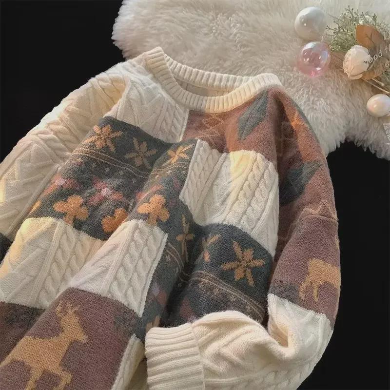 VantaGoods Heren Retro Verdikte Winter Sweaterjack 3XL bruin