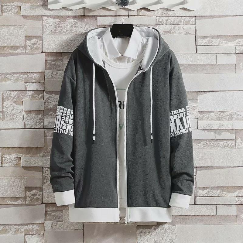 VantaGoods Trendy Koreaanse stijl koppels hoodie met capuchon - lange mouwen, casual en veelzijdig voor lente en herfst L