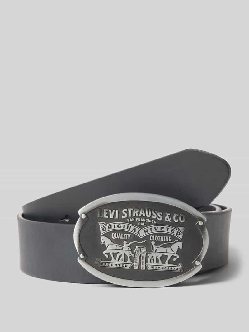 Levi's Leren riem Billy Plaque Belt