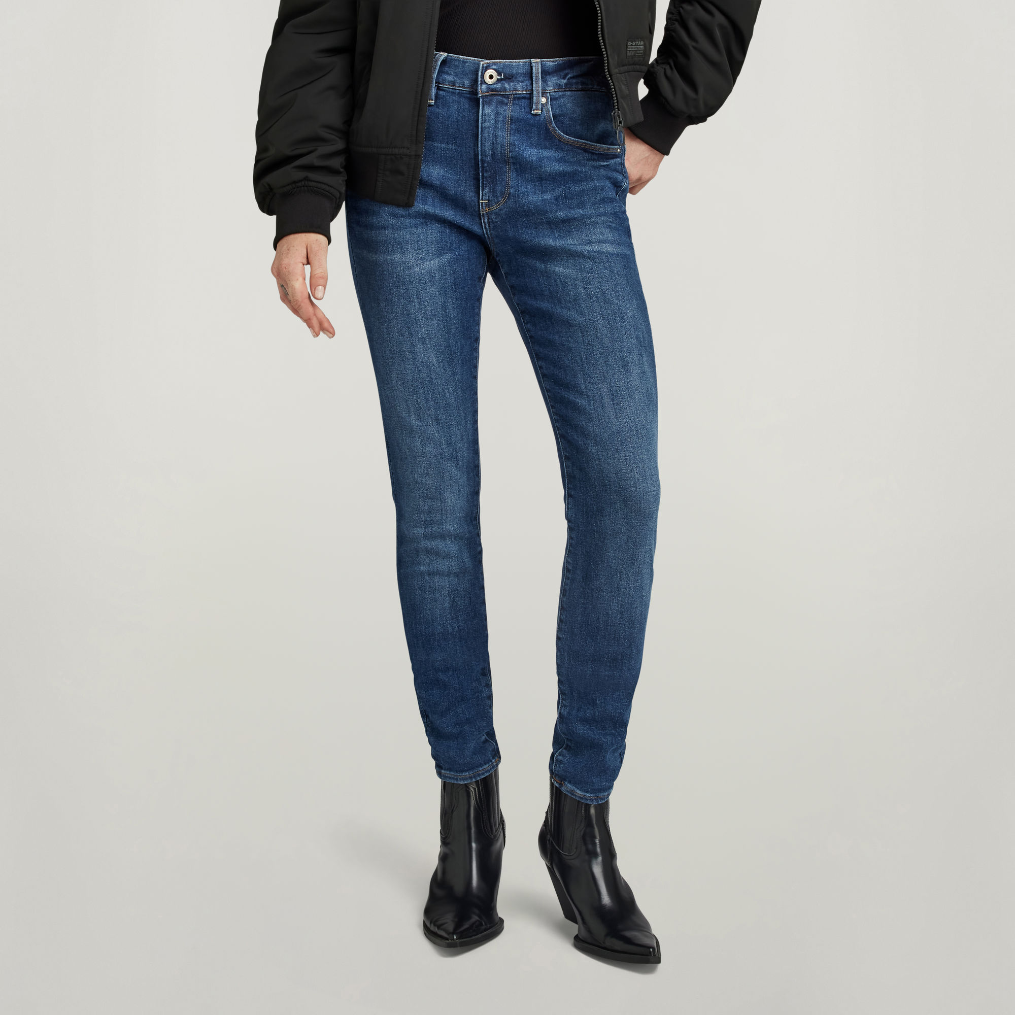 G-Star RAW 3301 Skinny Jeans - Midden blauw - Dames