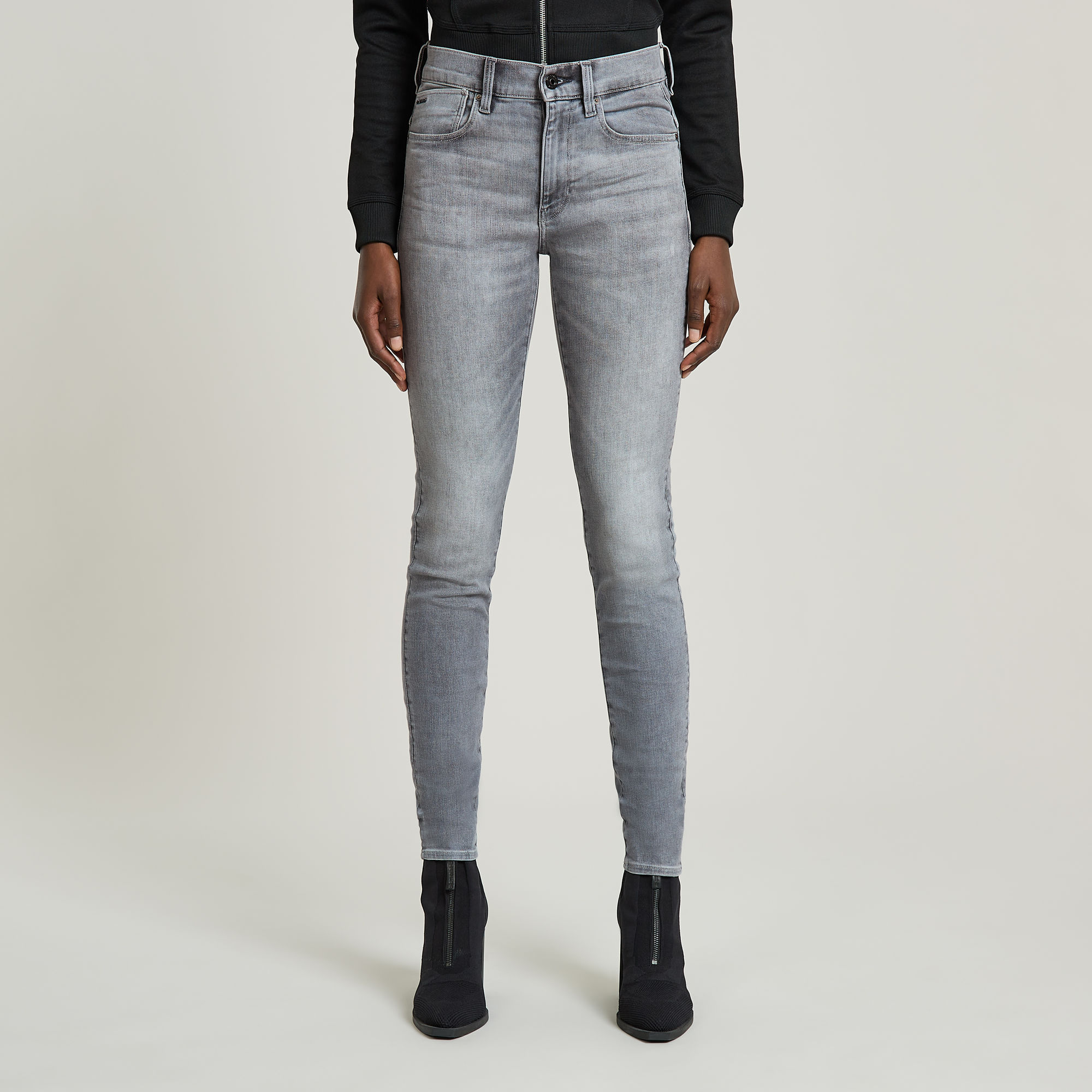 G-Star RAW Lhana Skinny Jeans - Grijs - Dames
